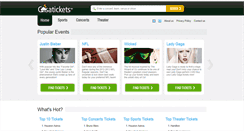 Desktop Screenshot of casatickets.com